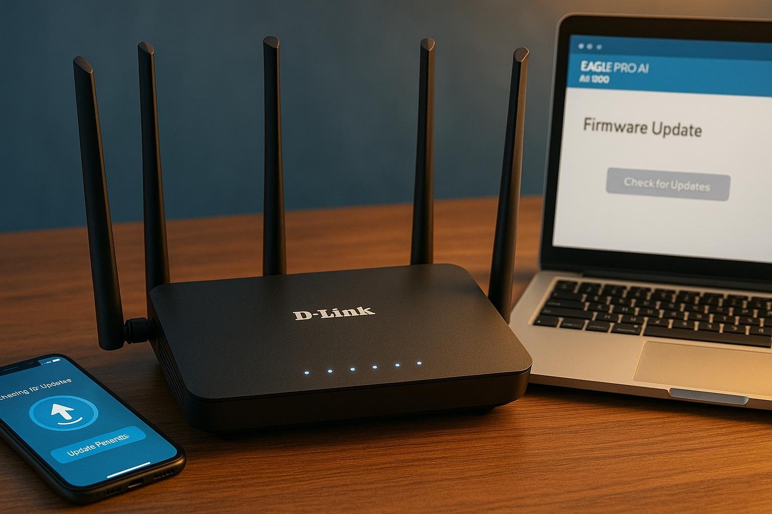 AI router firmware