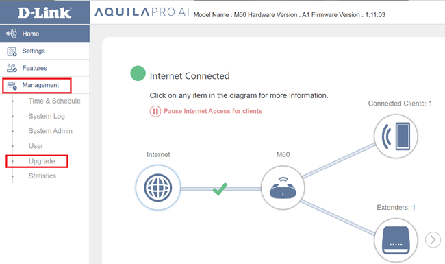 AI router firmware