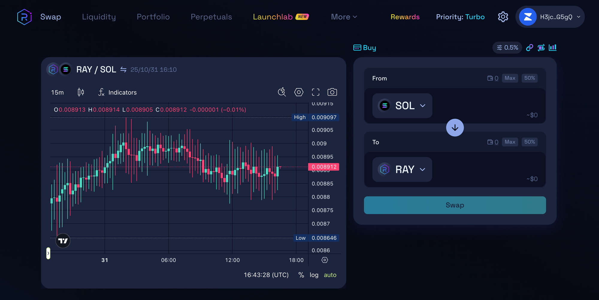 Solana DEX liquidity pools
